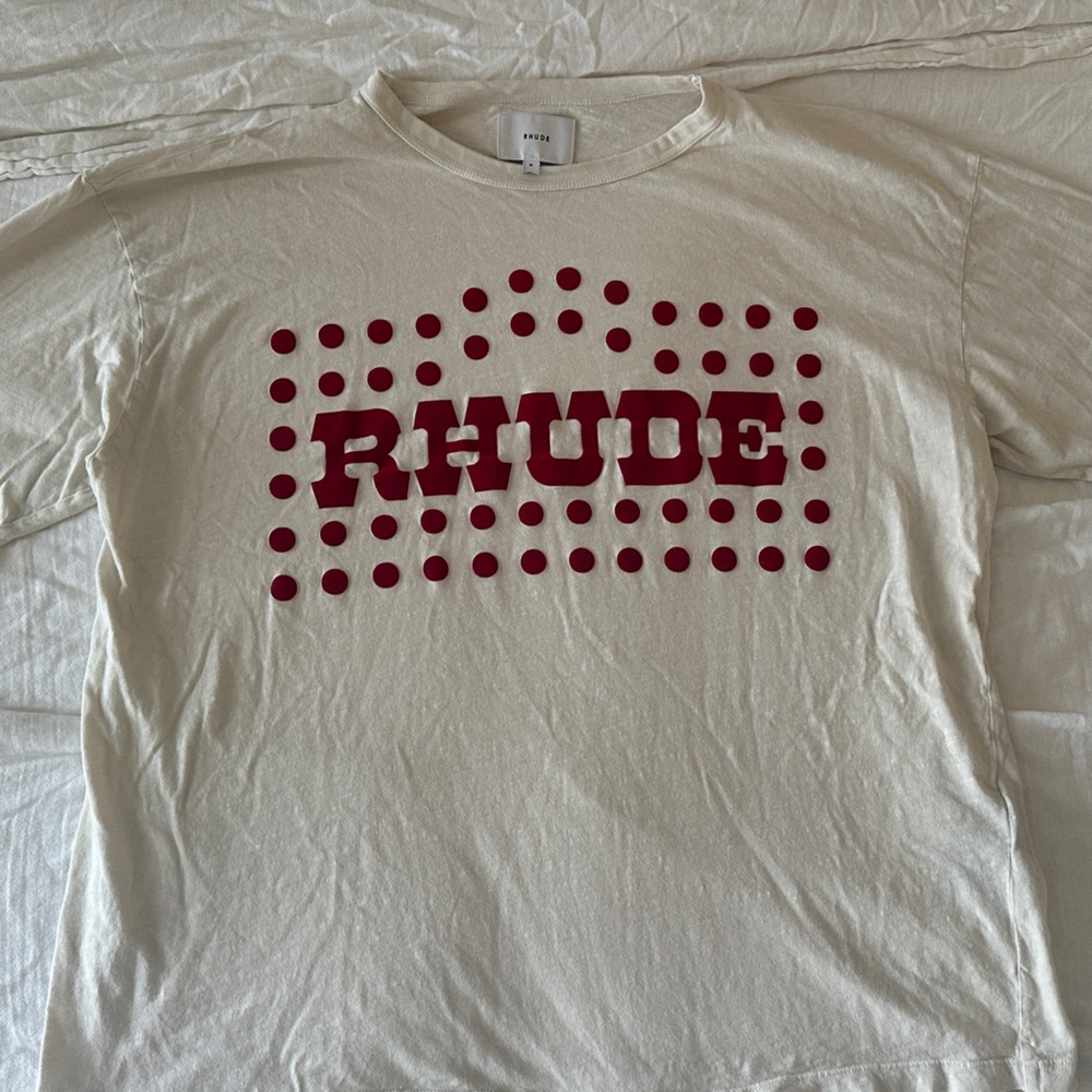 Rhude Flocked Burnout Tee